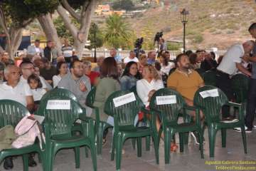 Lección escolar en el pregón de San Roque (Foto TF)